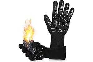XL-Sized Smelting Gloves (1472°F): Your Culinary Fireproofing Solution