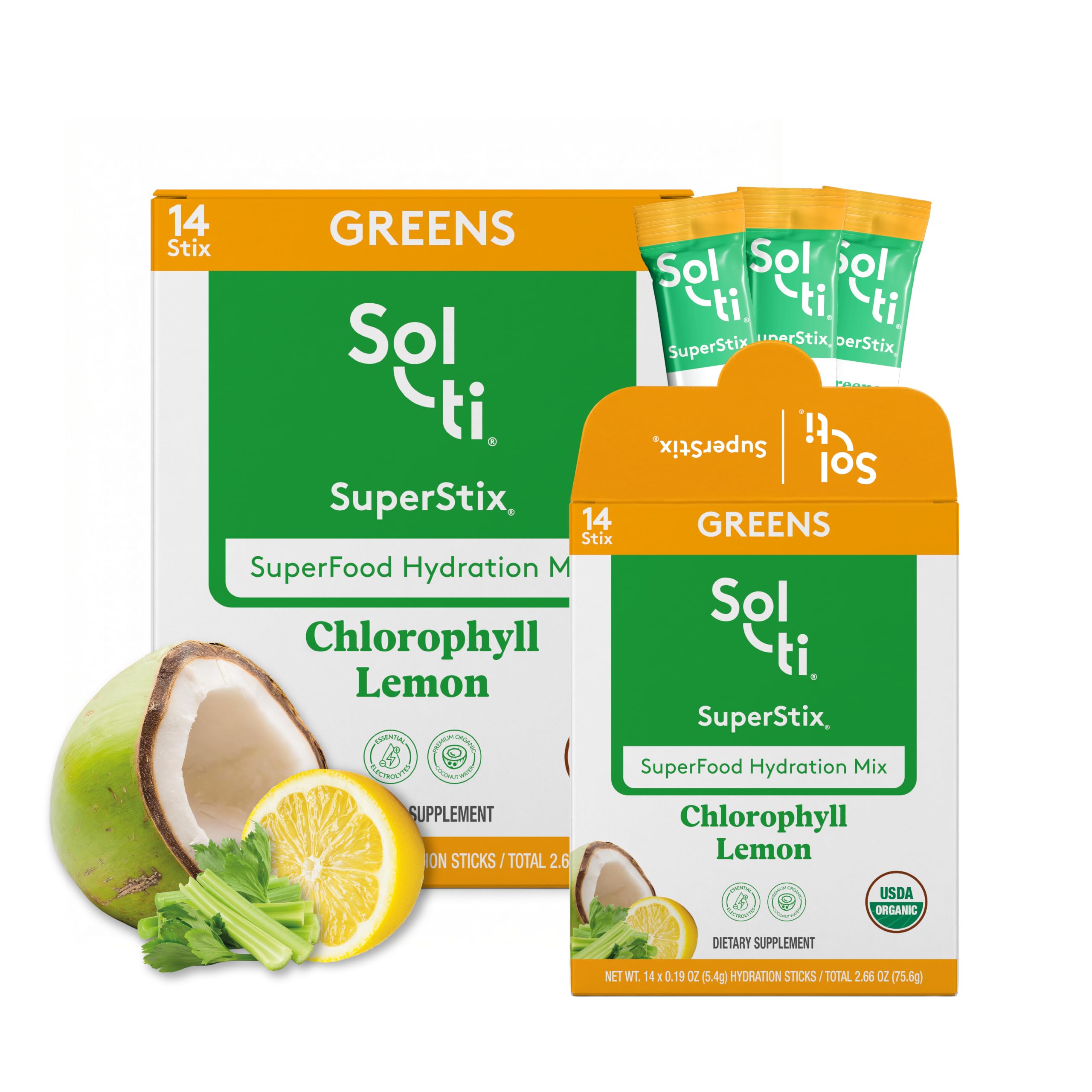 Sol-ti Organic Electrolyte Hydration + Skin, Blueberry Lemon SuperStix 14ct — Amazon image 10