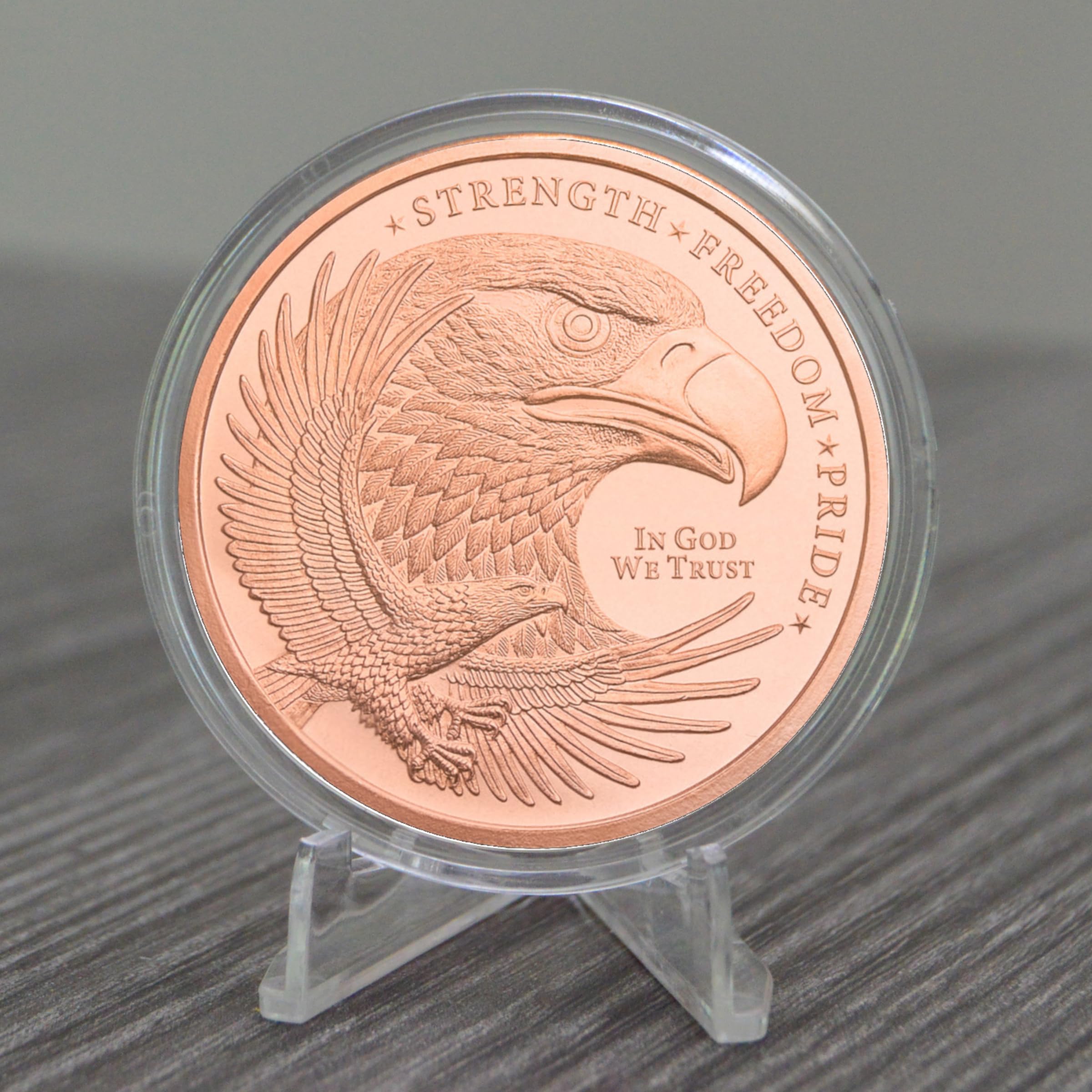 Amazon.com: American Bald Eagle - 1 oz .999 Pure Copper Round