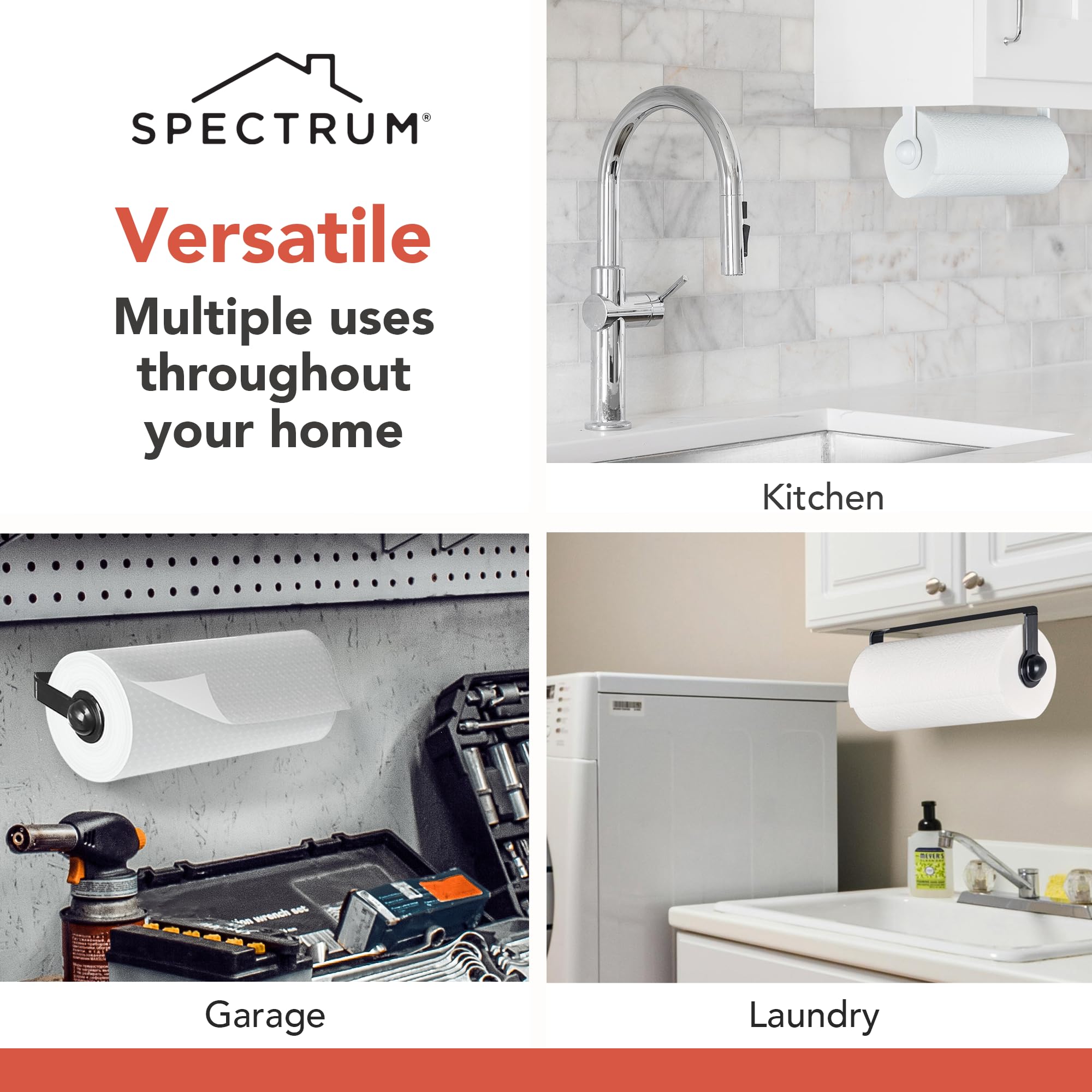 Spectrum Diversified Duvara Monte Kağıt Havluluk, Şeffaf