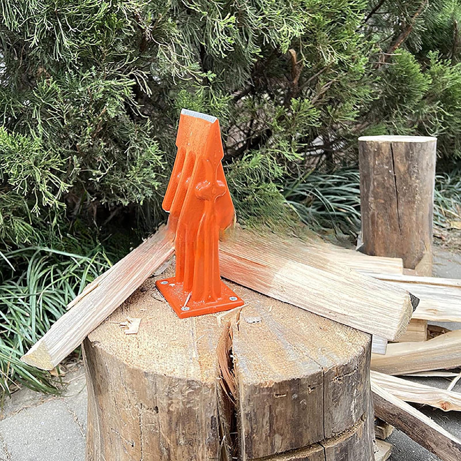 Outil de fendage de bois, fendeuses de bûches pour bois de chauffage,Fendeur de stable, outils de fendage du - Fendeuse de bûches en robuste, en fonte, pour Camping et Barbecue
