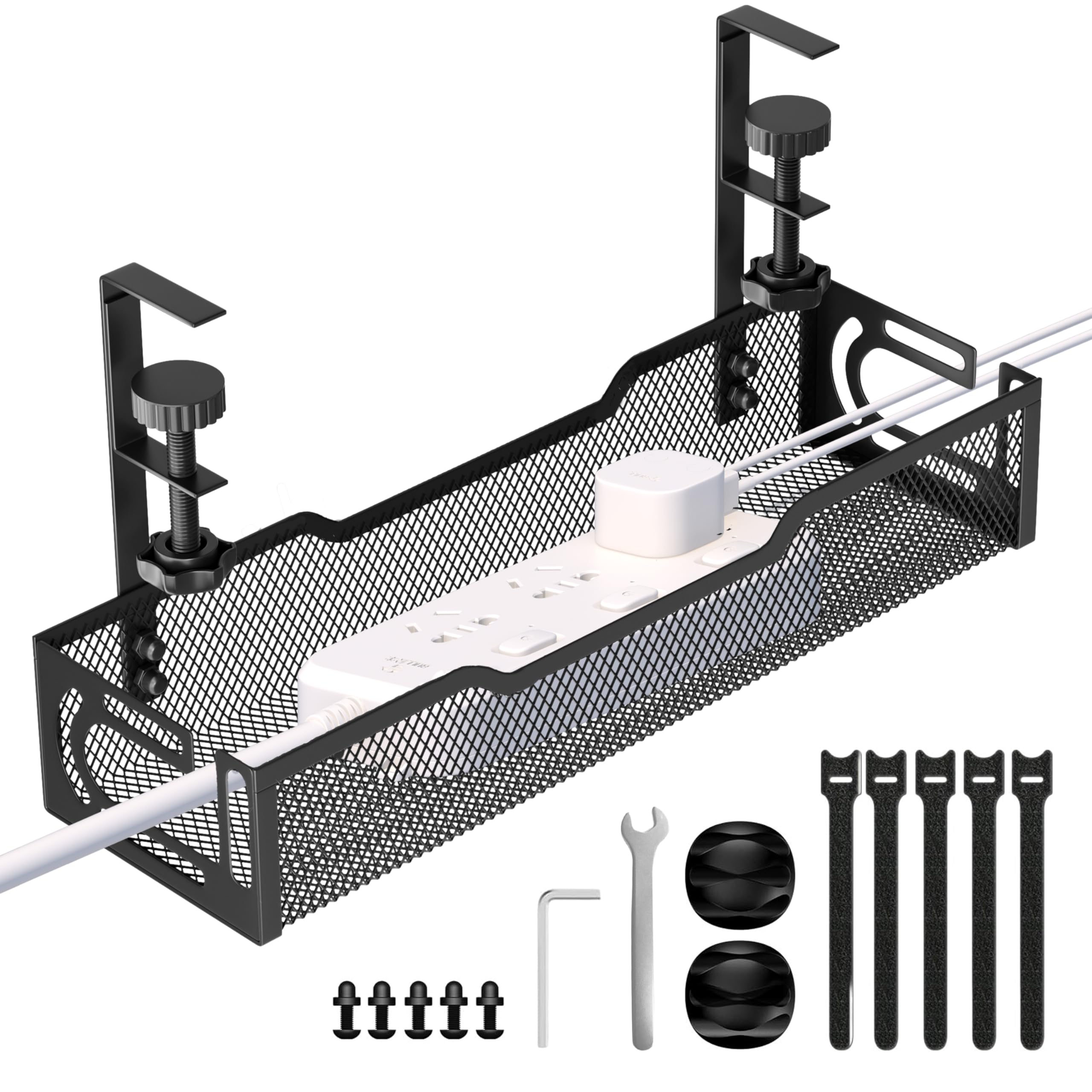 Ucanng No-Drill Mesh Cable Tray