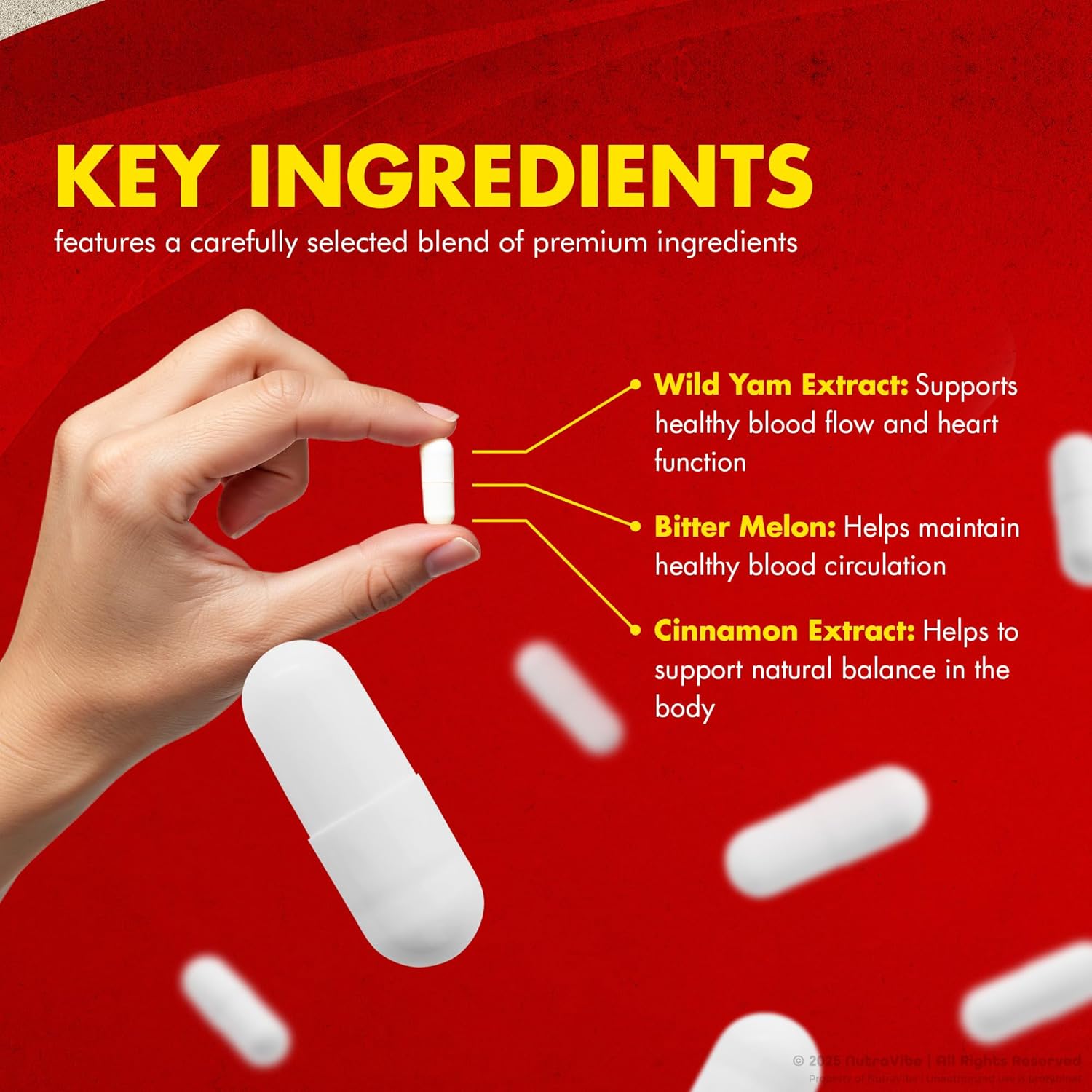 (3 Pack) ForgeLabs Blood Stabilizer – Daily Natural Formula with a Powerful Blend to Support Balanced Levels, Steady Energy & Healthy Circulation | Forge Labs Easy-to-Swallow Pills (180 Capsules)