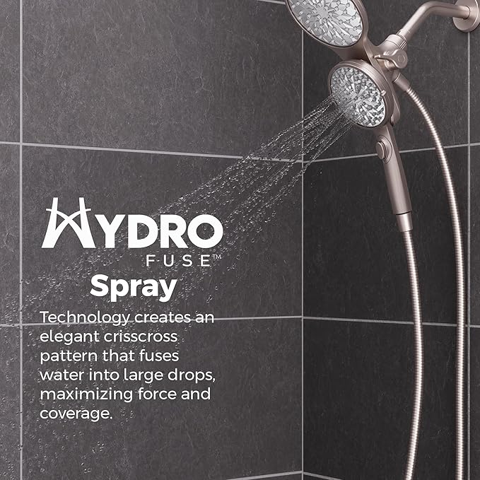 Regadera de Mano y Cabezal de Ducha Pfister HydroFuse, 6 Funciones, 2.5 GPM, Níquel Cepillado miniatura 5