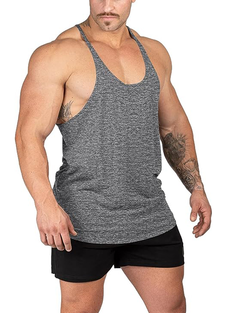 Canottiera Bodybuilding Uomo – Gilet Da Ginnastica A Y – Singlet Muscolo – Superman Gym – Taglie M-XXL - 4