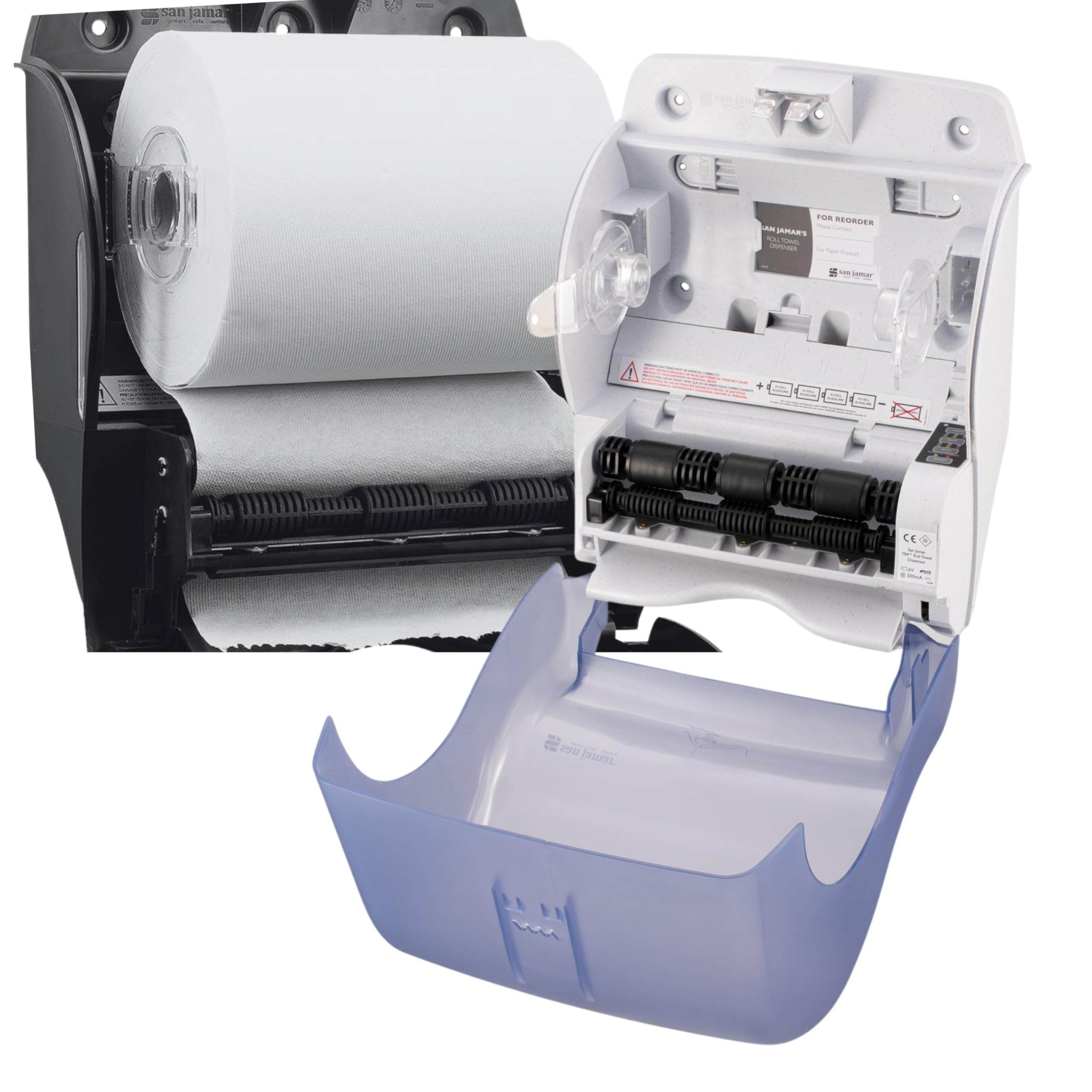 San Jamar T8400TBL Smart Essence, Arctic Blau