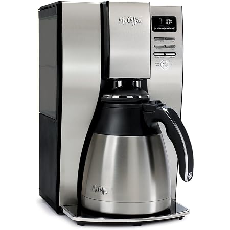 Amazon.com: Mr. Coffee BVMC-PSTX95 - Cafetera térmica de 10 tazas, acero  inoxidable : Hogar y Cocina