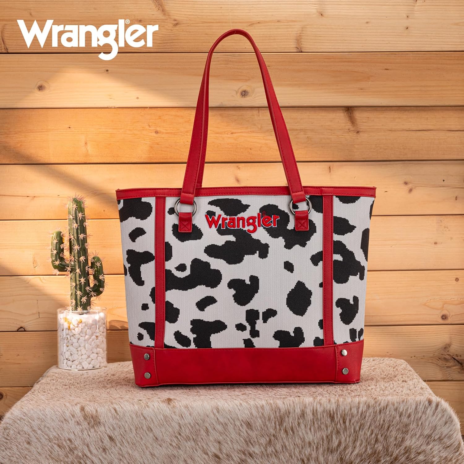 Montana West Wrangler Tote Bag for Women Top Handle Ladies Shoulder Bags