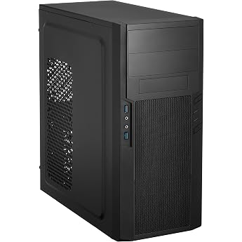 Silver Stone SST-PS13B SilverStone Precision Series Compact ATX Case, Black