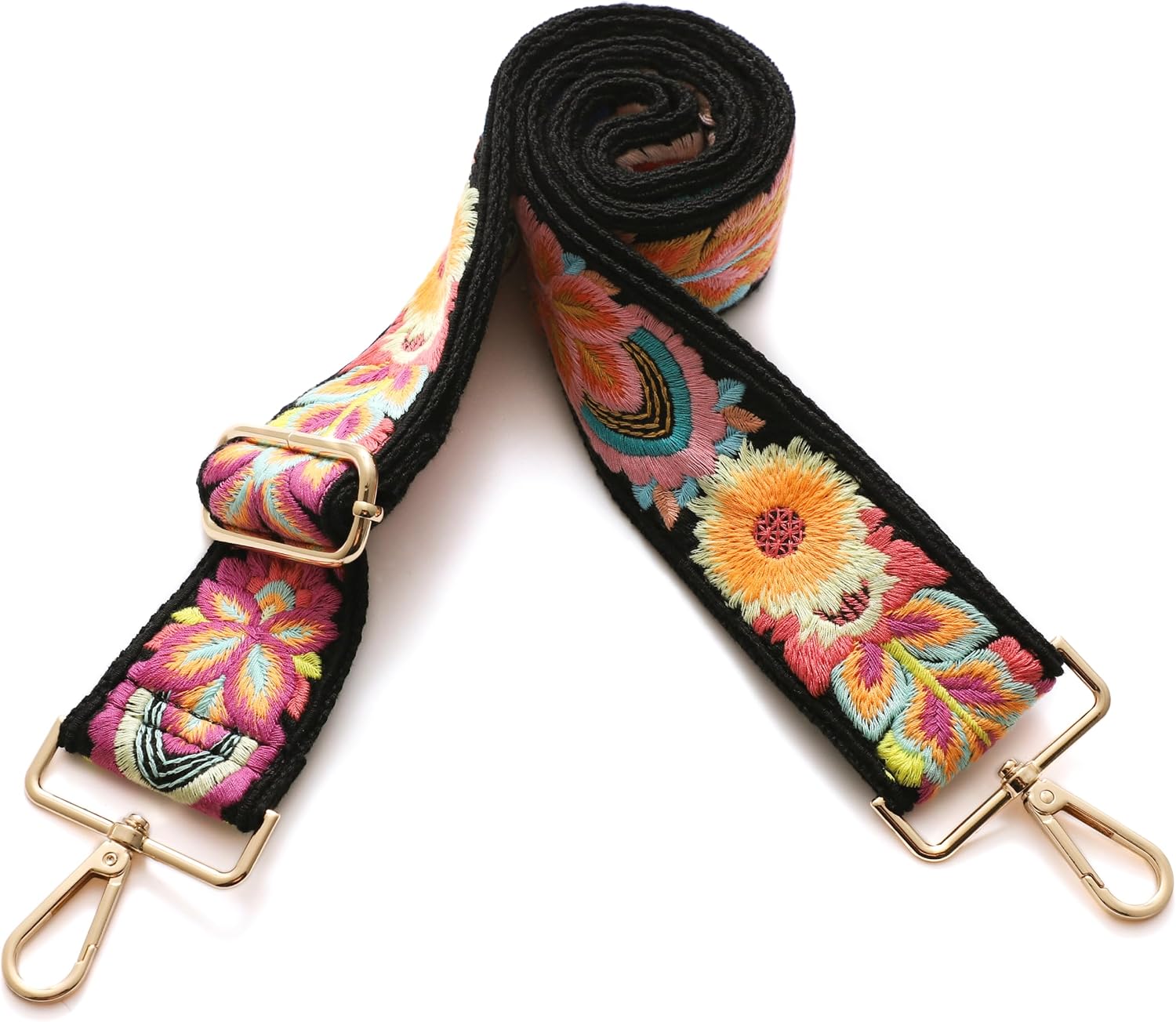 S-Jacorry Purse Strap Replacement Crossbody Wide Shoulder Strap Adjustable Canvas Straps Handbag Strap Replacement Belts image 2