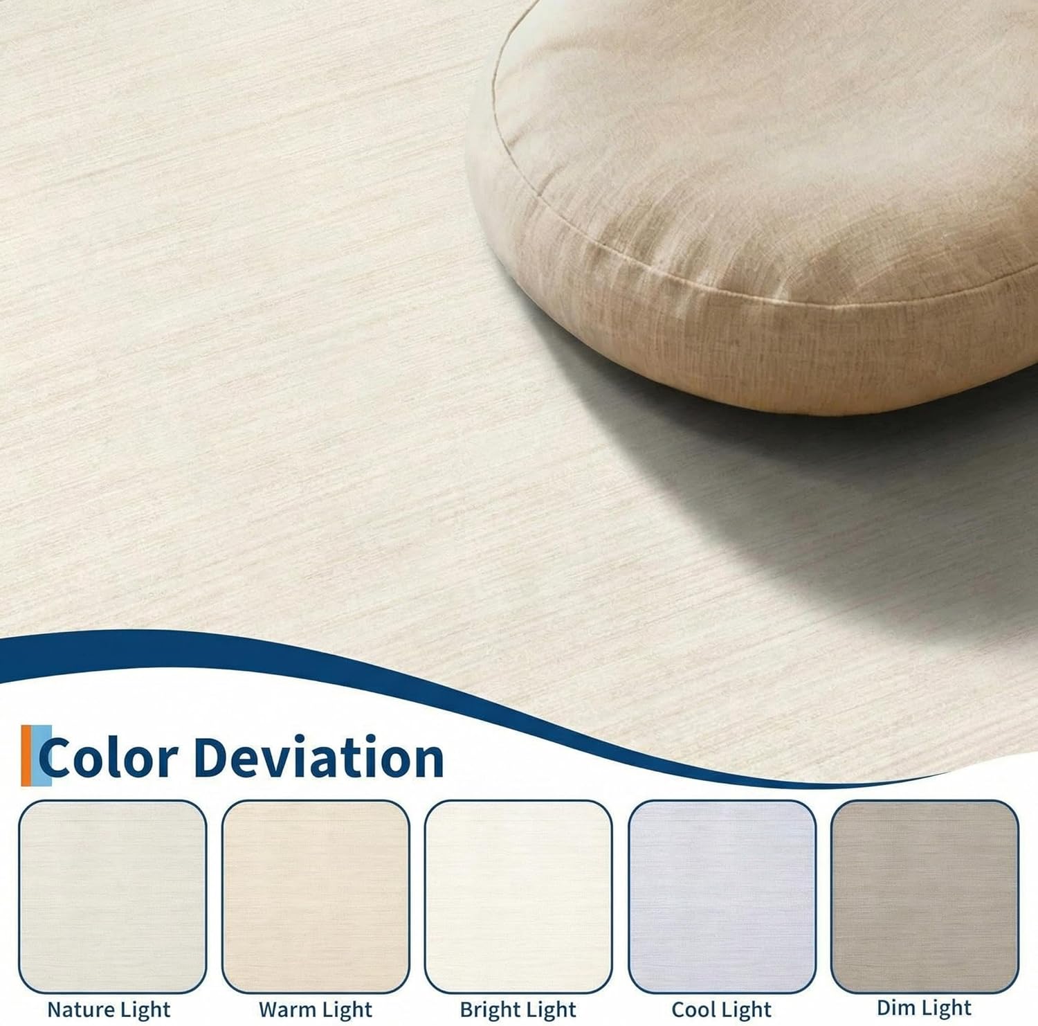 Washable Runner Rug 2x6 Modern Solid Color Kitchen Runner Mat Minimalist Plain Long Runner Rug for Entryway Bedroom Bedside Non Slip Low Pile Boho Accent Solid Runner Rugs for Nursery, Ivory