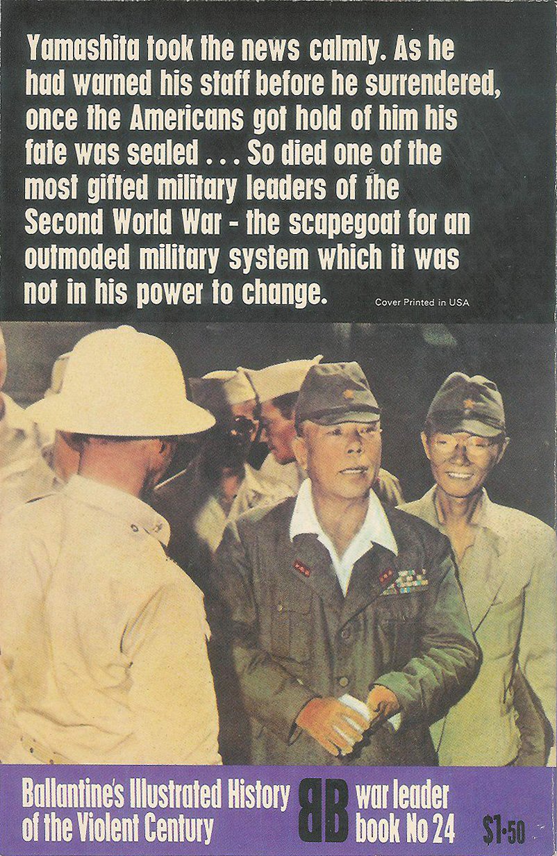 Yamashita (Ballantine's illustrated history of the violent century. War leader book, no. 24)