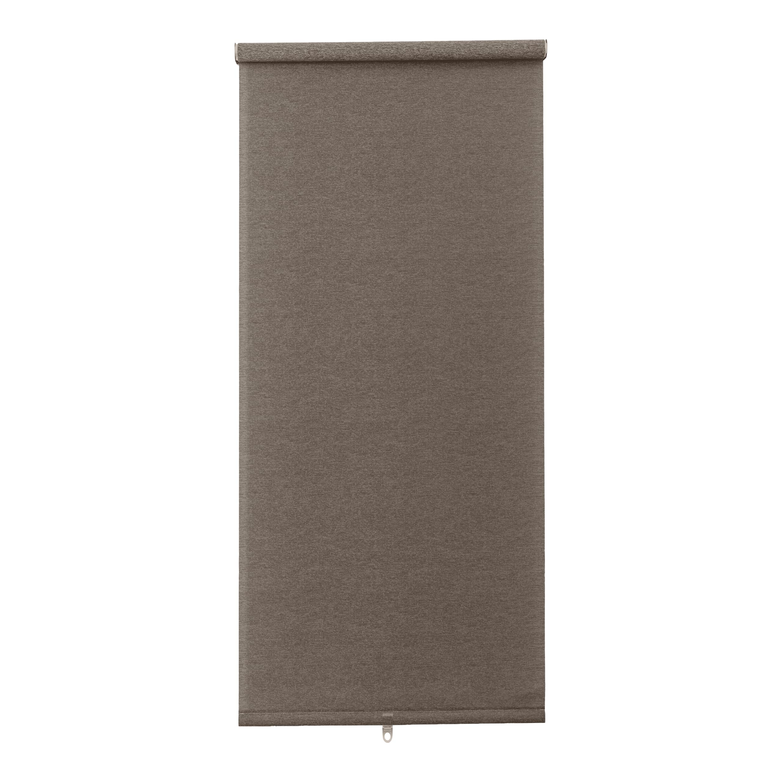 GoodHome Store Enrouleur tamisant sans perçage Eccles Marron 75 x 240 cm