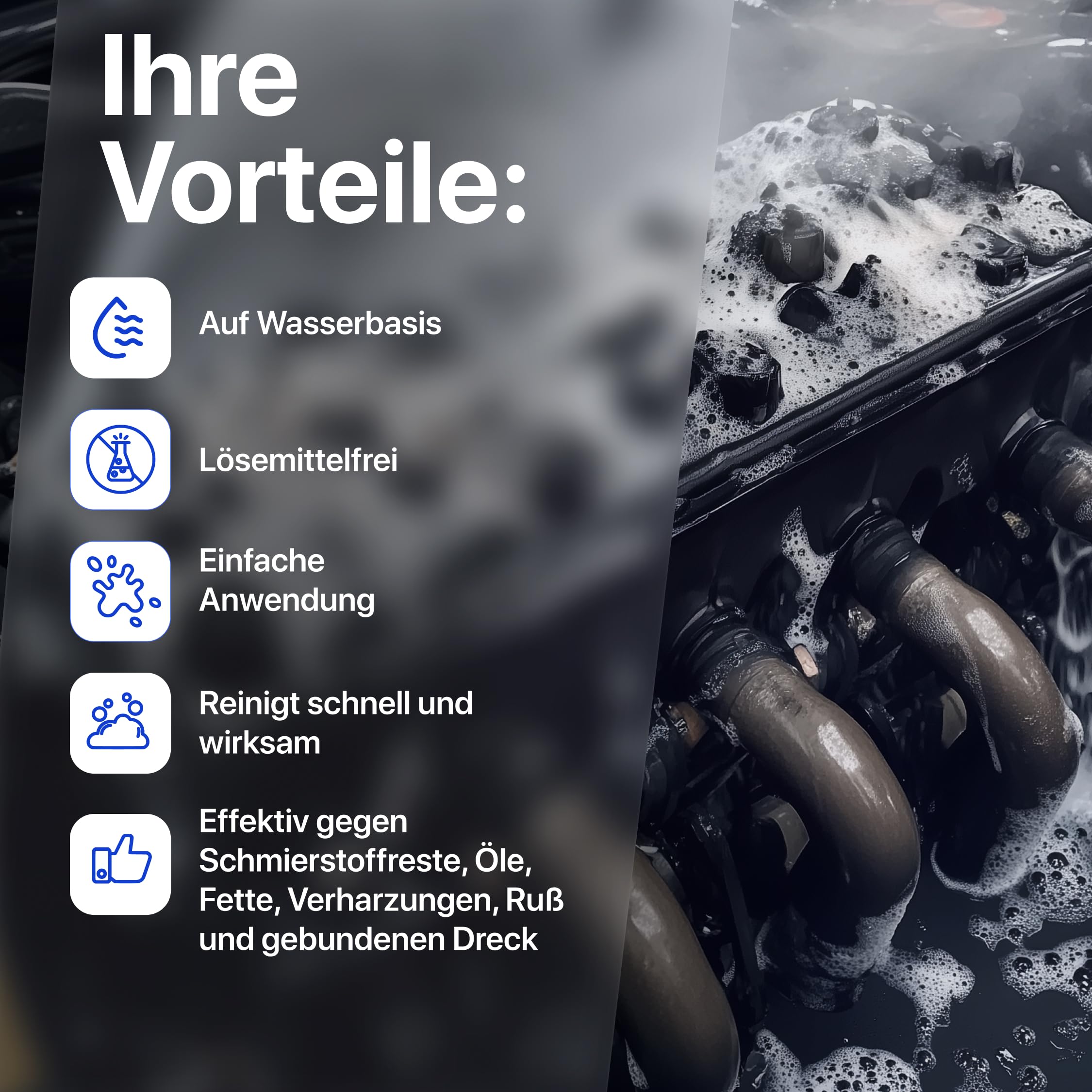 Element 5 Liter Motorkaltreiniger Kaltreiniger Motorreiniger | sparsames Konzentrat | hohe Schmutzlösekraft | Werkstattreiniger | Teilereiniger | Kaltreiniger | Motorreiniger