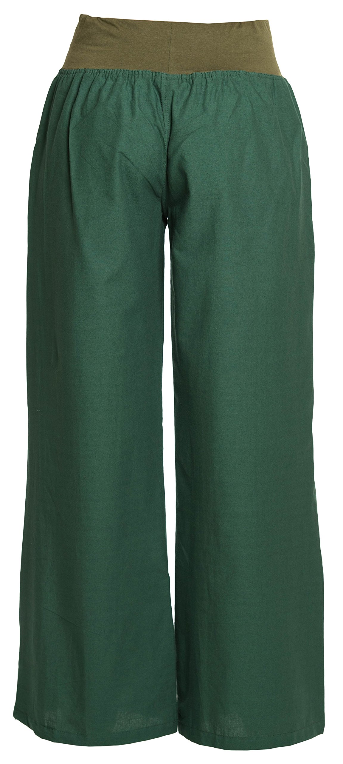 Yogahose aus Baumwolle, Pumphose, mit Stretch-Bund und Zwei praktischen Taschen - perfekt für Yoga und als Haremshose - Unisex für Männer und Frauen - Diverse Größen & Designs