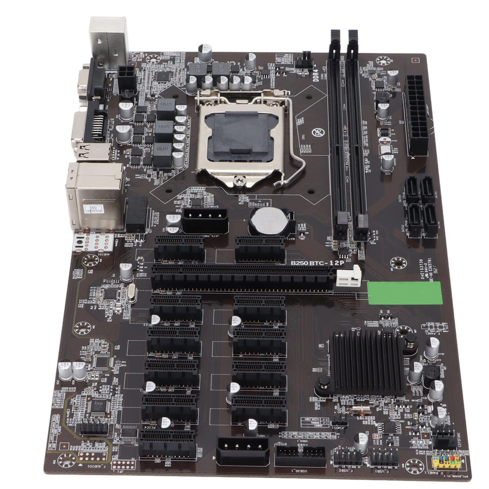 Denash Placa Base para Minería LGA1151 con 11 Ranuras PCIe, B250