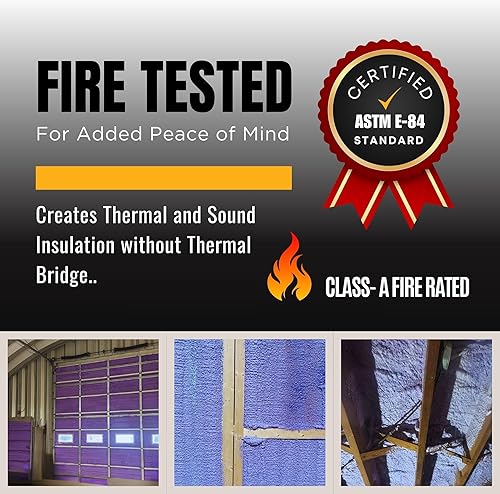 Miniatura 4 de Vega Bond Espuma en aerosol de aislamiento de celda cerrada de un solo componente, autoexpansible, 29 onzas con valor R de 5.66, aerosol acústico,