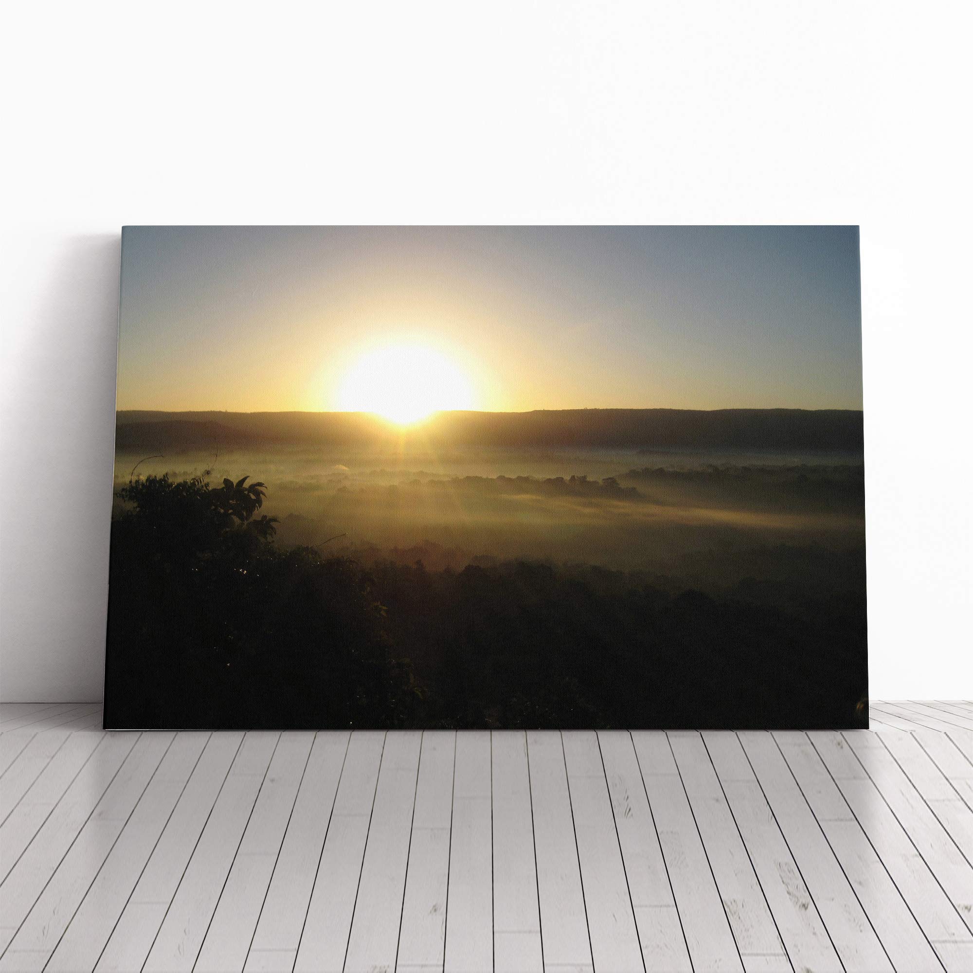 Kenya Landscape Africa (2) Canvas Print | Gallery Wrapped 30mm Frame Wall Art | 20x14 inches | Ready to Hang | Modern Landscape Picture | Living Room Bedroom Lounge Office