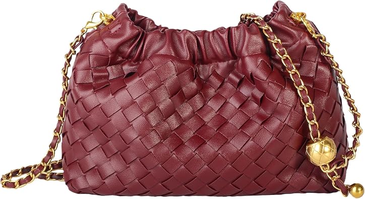 Eiyye Woven Bag for Women Crossbody Purse Braided Shoulder Bag Hobo Purse for Casual Outfits