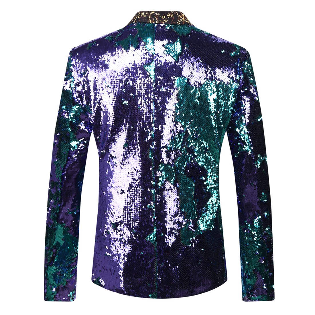 Veste de Costume élégante à Paillettes pour Homme - Deux Couleurs