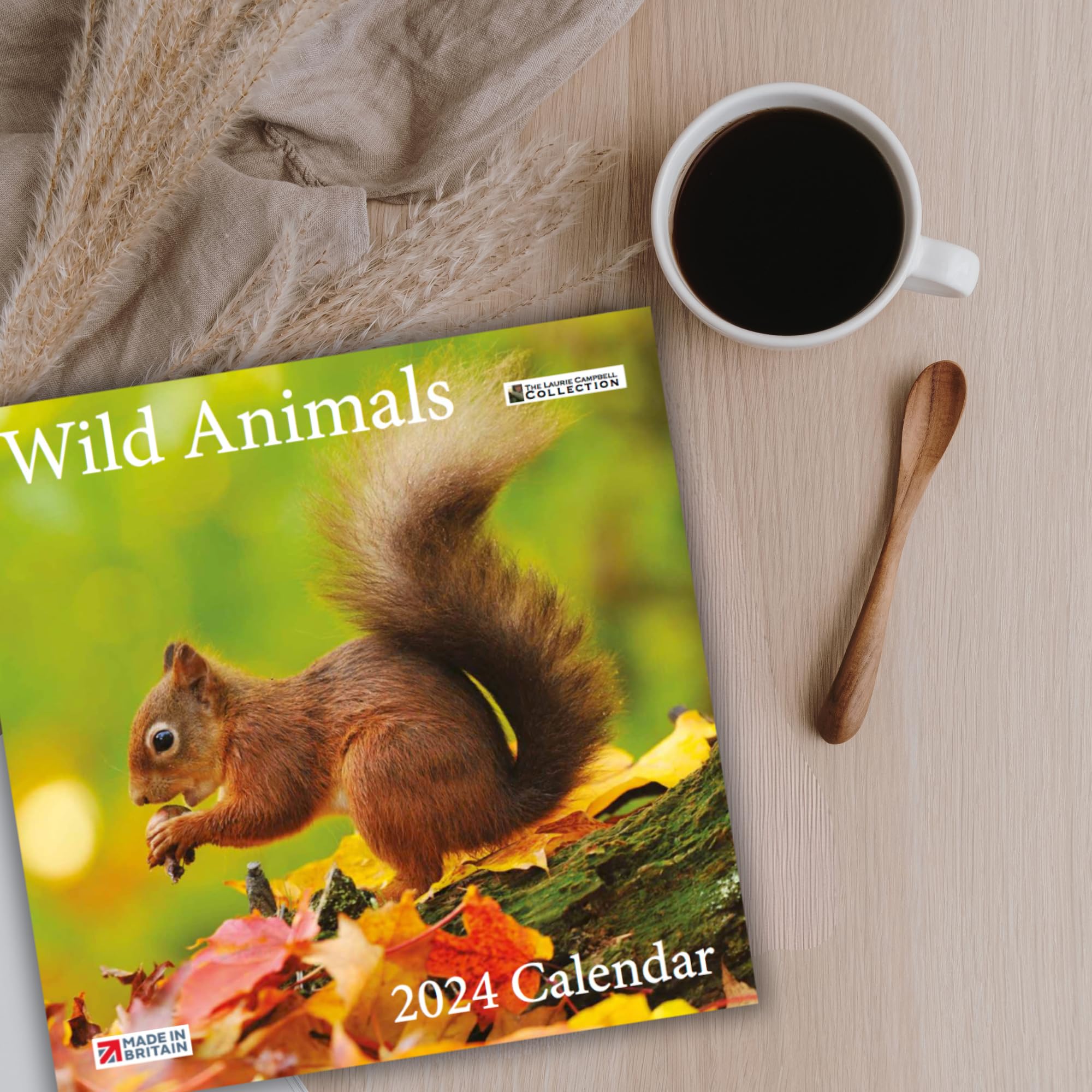 ALLTRADE Calendar 2026 British Wildlife 2026 Calendar UK Holidays Premium MADE IN BRITAIN® with 100% Solar Energy on FSC® paper Photos by LAURIE CAMPBELL Supports Carbon Capture with Tree Planting - Image 3