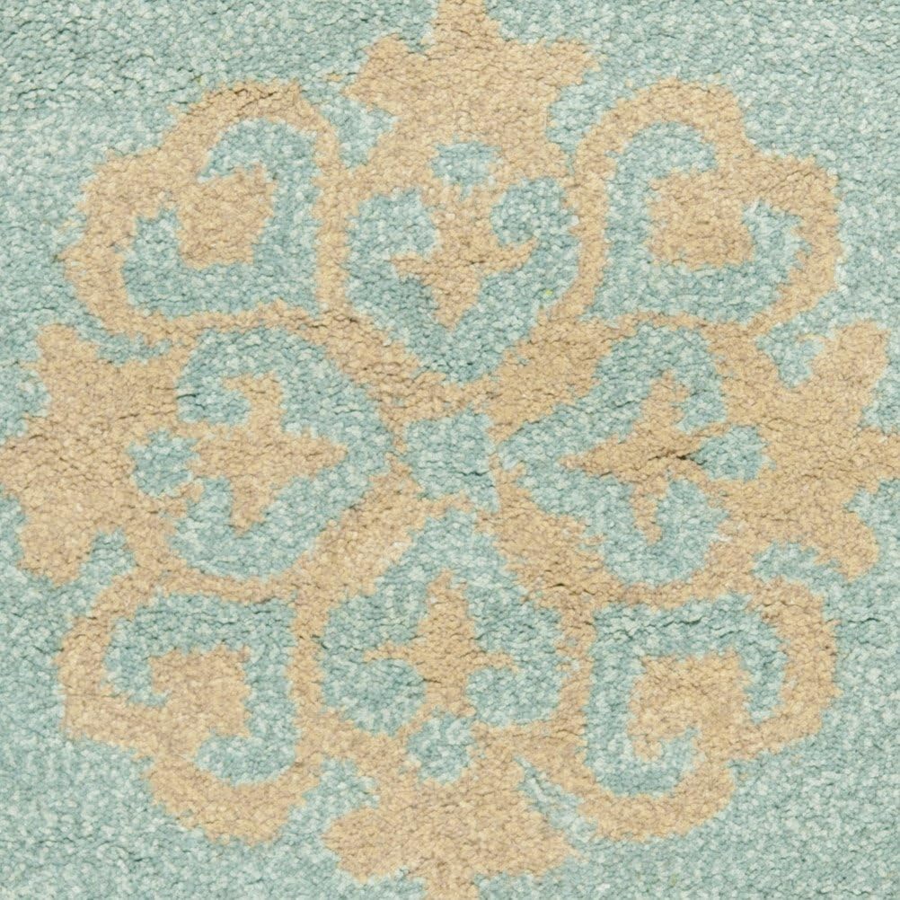 SAFAVIEH Soho Collection 2' x 3' Turquoise SOH424A Handmade Premium Wool Accent Rug