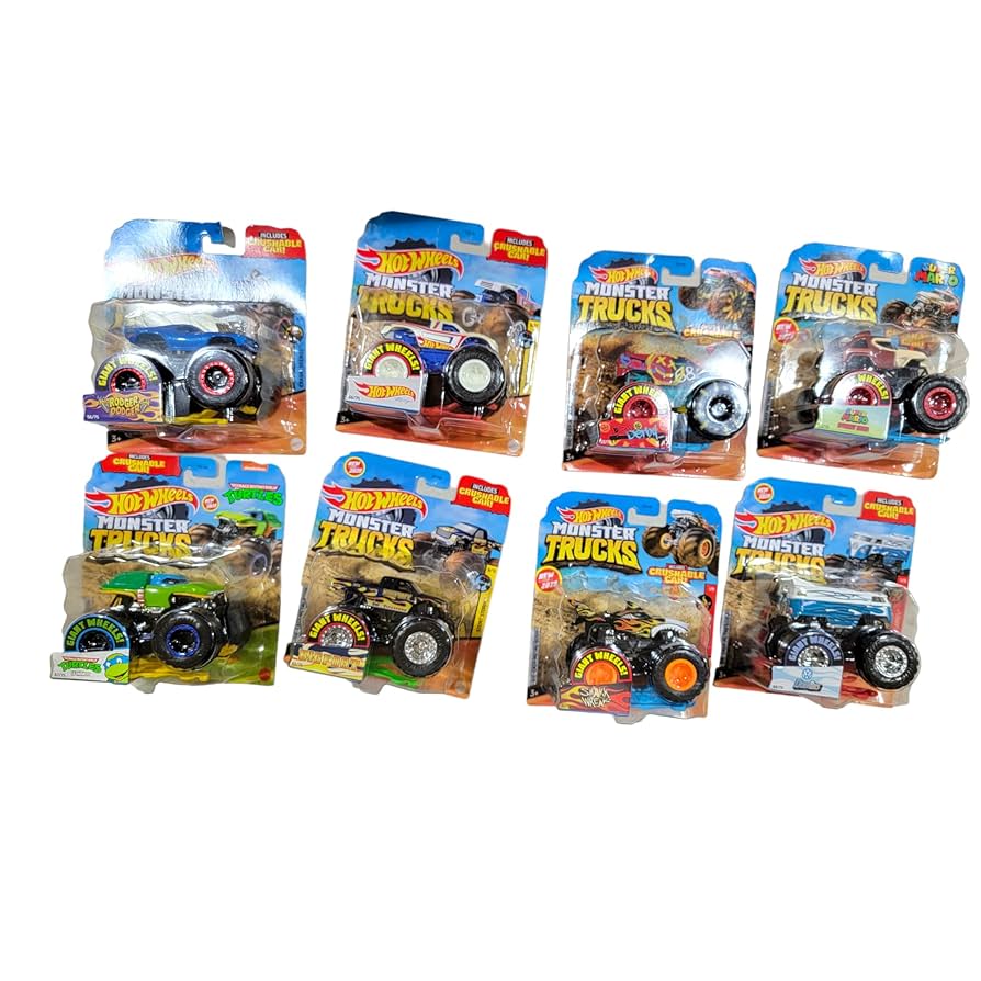 Hotwheels　コンプリート Amazon.com: Hot Wheels Mattel Monster Trucks Crushable Car