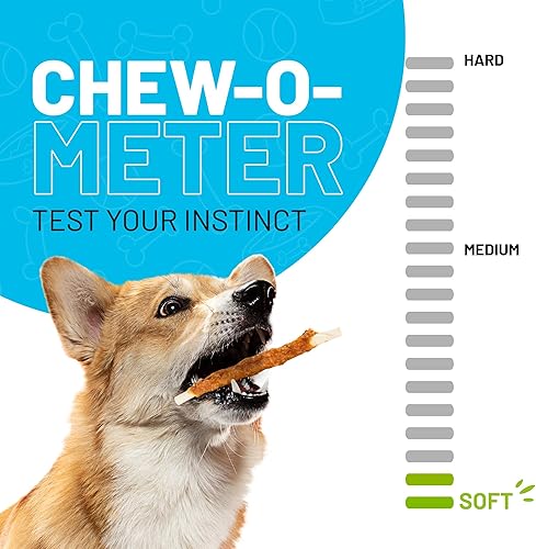 Miniatura 5 de SITKA Farms Pechuga de pollo torcida de cuero crudo de 5 pulgadas, 100 unidades, fácil de digerir, recompensa y entrenamiento, golosinas masticables