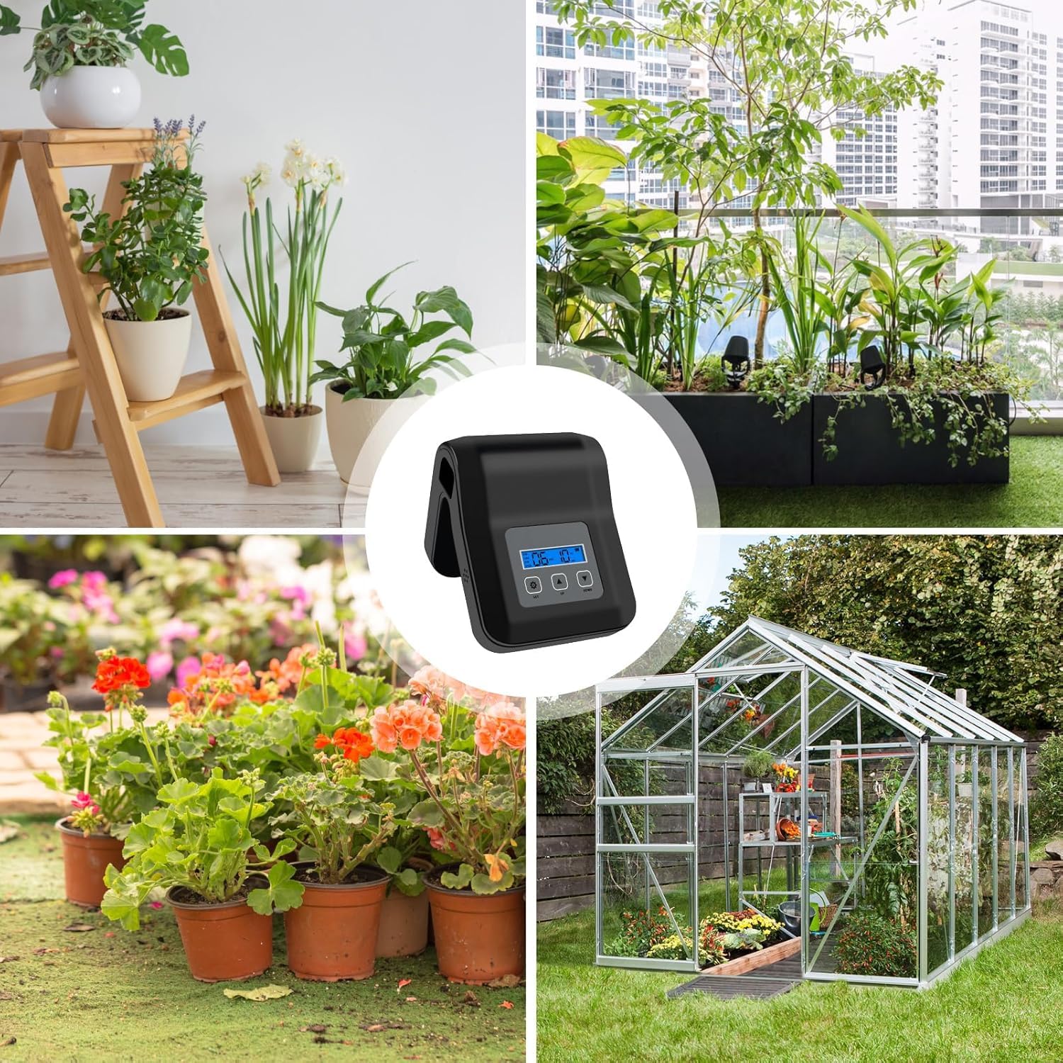Irrigatore Automatico per Vasi, DIY Irrigazione Automatica Vasi per Piante da Interno e Balcone, Irrigazione a Goccia per 15 Piante, Programmabile Irrigatore Piante in Vaso