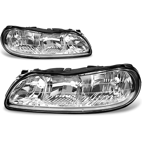AUTOSAVER88 Headlight Assembly Compatible with 1997-2003 Chevy Malibu