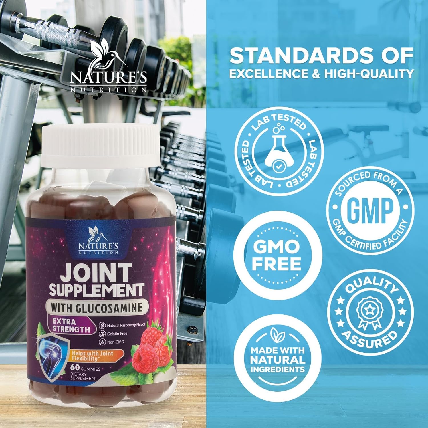 Joint Support Gummies - Glucosine Plus Vitin E 's Joint Support
