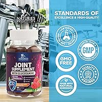 Vista 4 de Gomitas de apoyo articular – Glucosamina Plus Vitamina E Suplemento de apoyo articular de la naturaleza para molestias ocasionales para espalda