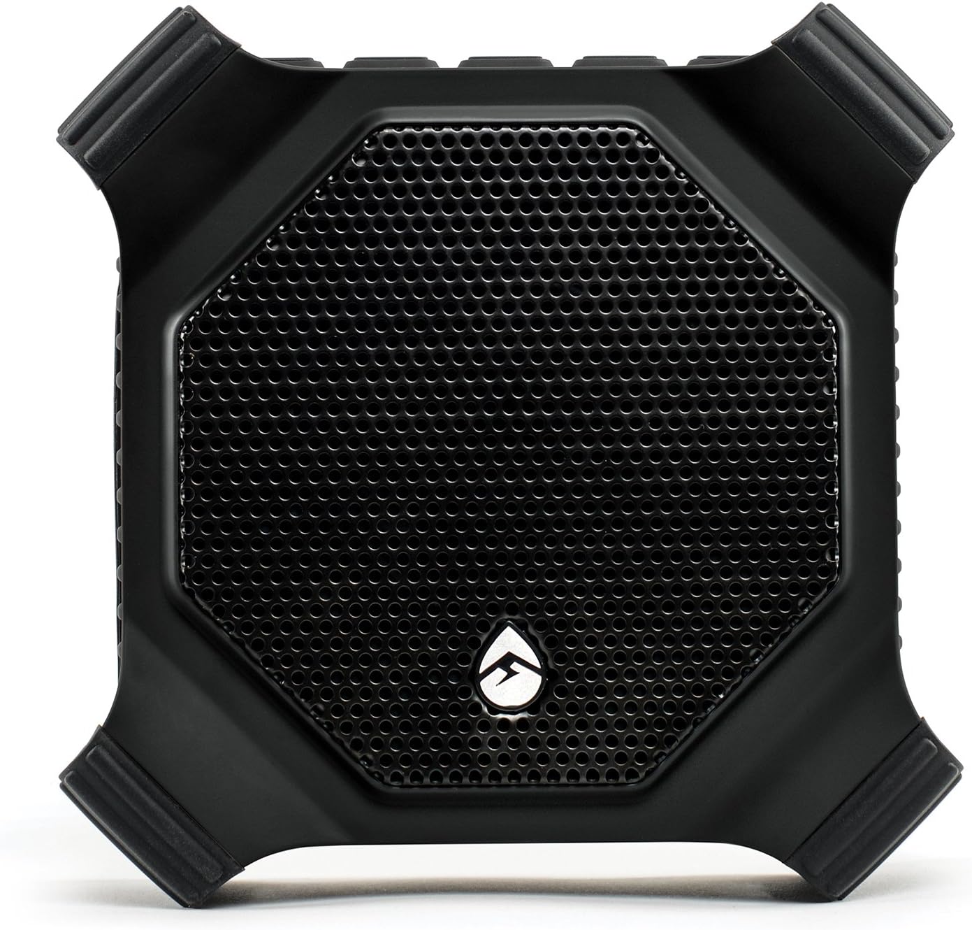 ECOXGEAR EcoDrift Rugged & Waterproof Wireless Bluetooth Speaker with Integrated Siri & Google voice control - Black