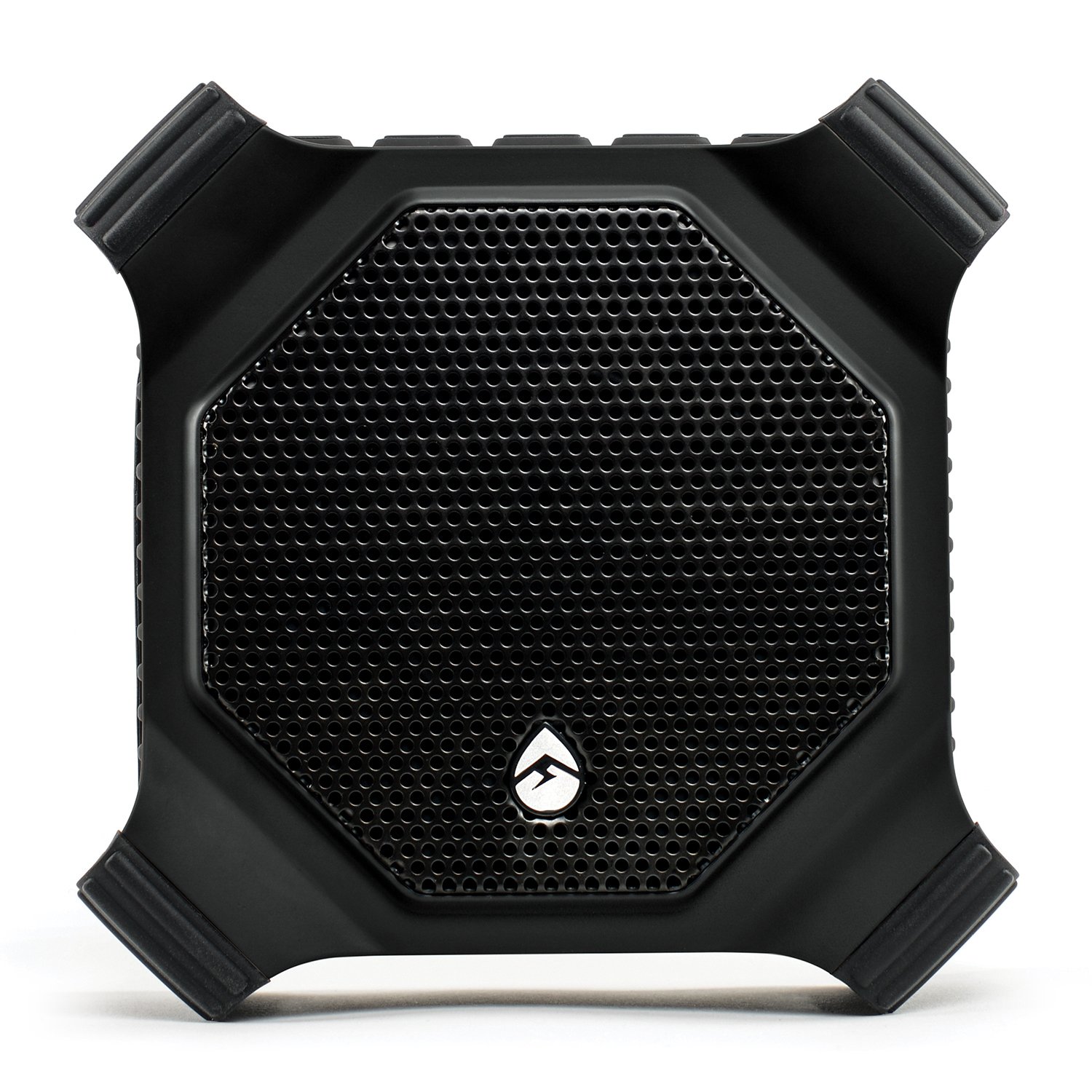 ECOXGEAR EcoDrift Rugged & Waterproof Wireless Bluetooth Speaker with Integrated Siri & Google voice control - Black