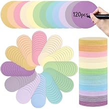 Taobary 120Pcs 4 Inch Carpet Markers Spot Circle Floor Dots, Pastel Color