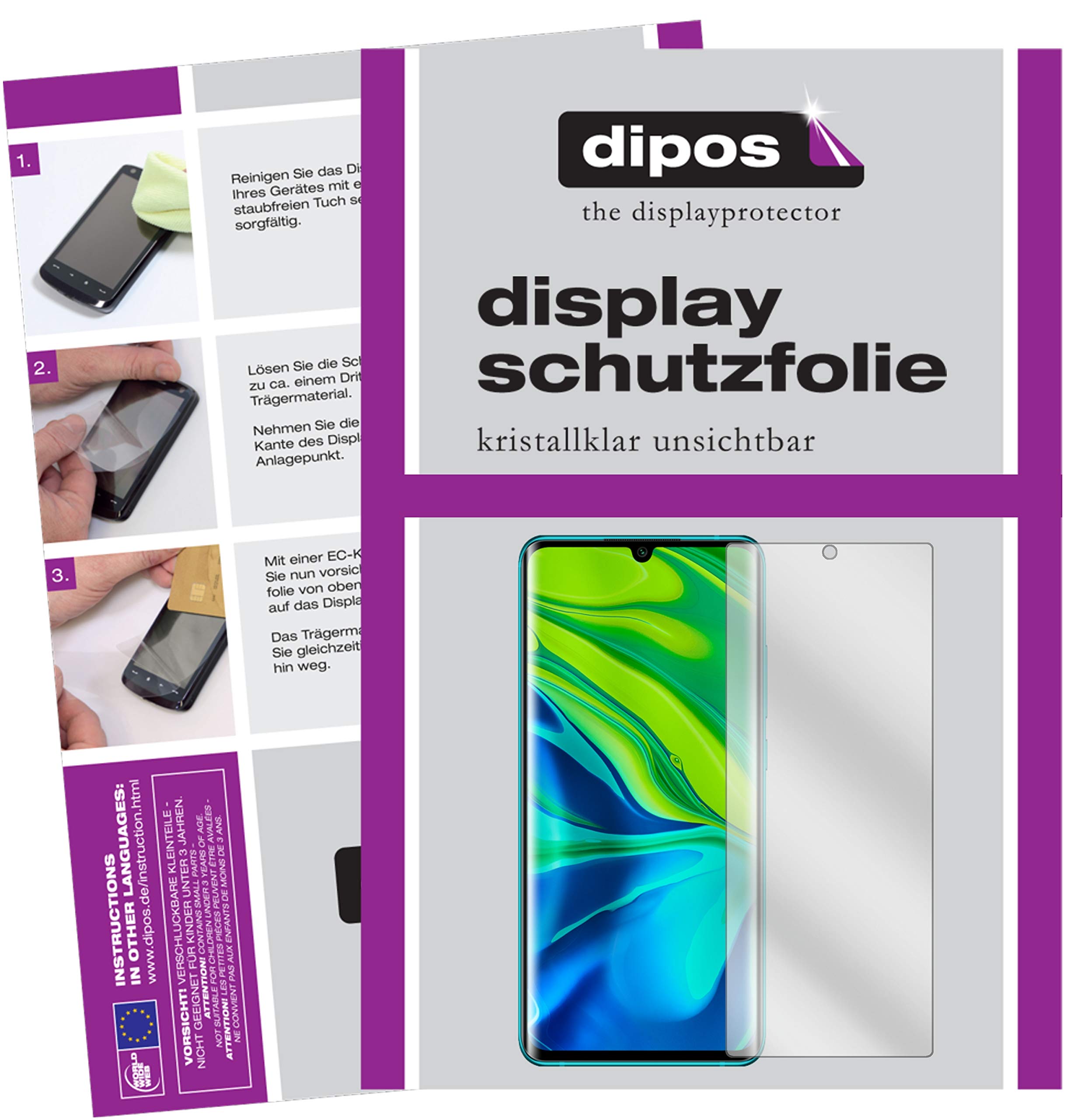 dipos I 4X Pellicola Protettiva Compatibile con Xiaomi Mi Play