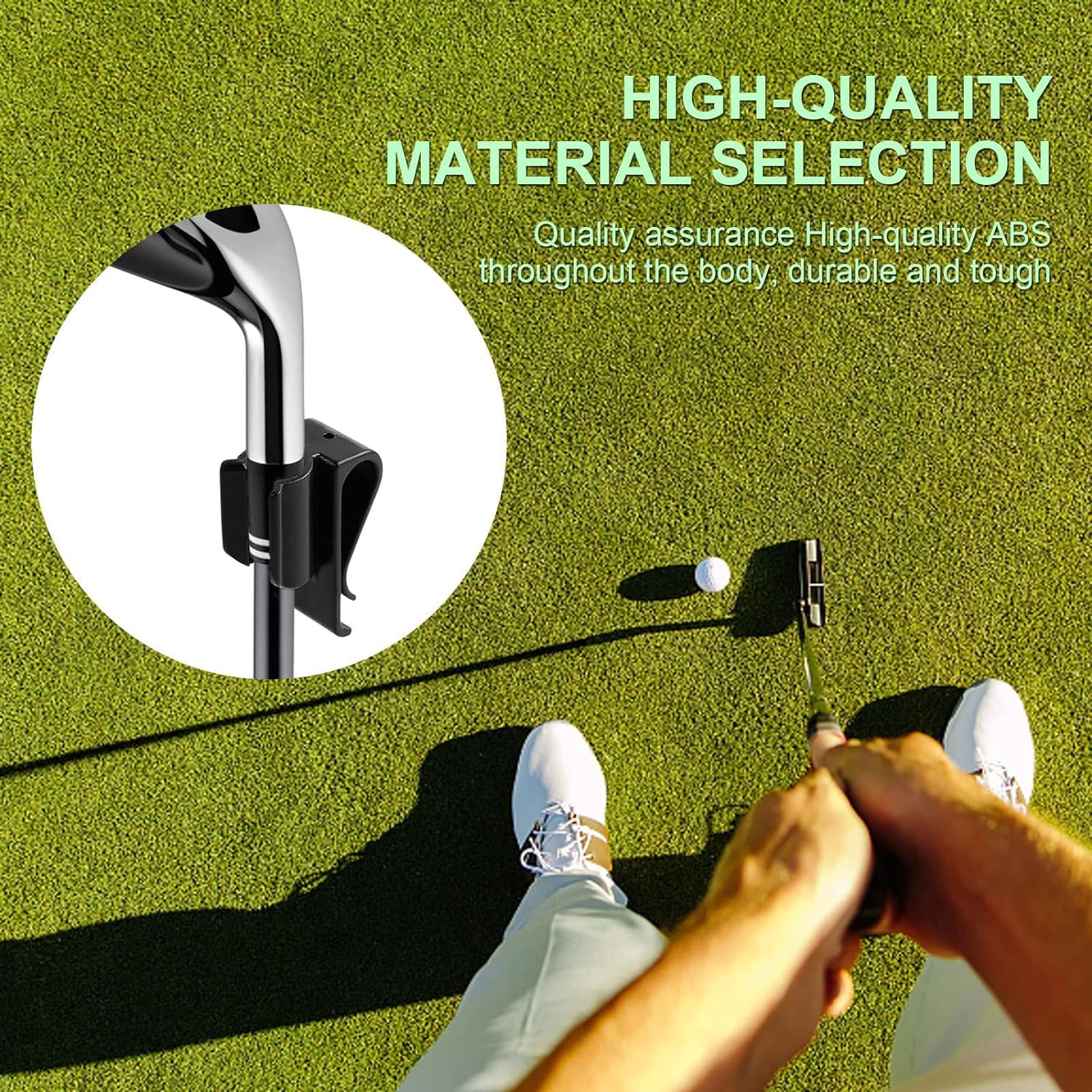 Clip De Sac De Golf Utilisation à Long Terme, Lot De 5 Clips Club De Golf De Supports De Club De Golf avec Accessoires De Marqueur De Balle pour Accessoires De Golf
