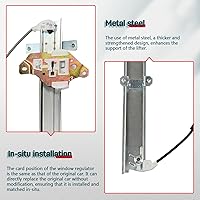 Vista 6 de FINDAUTO Regulador de Ventanilla Eléctrico Delantero Derecho Lado del Pasajero compatible con 1998-2004 Nissan Frontier, 2000-2004 Nissan Xterra