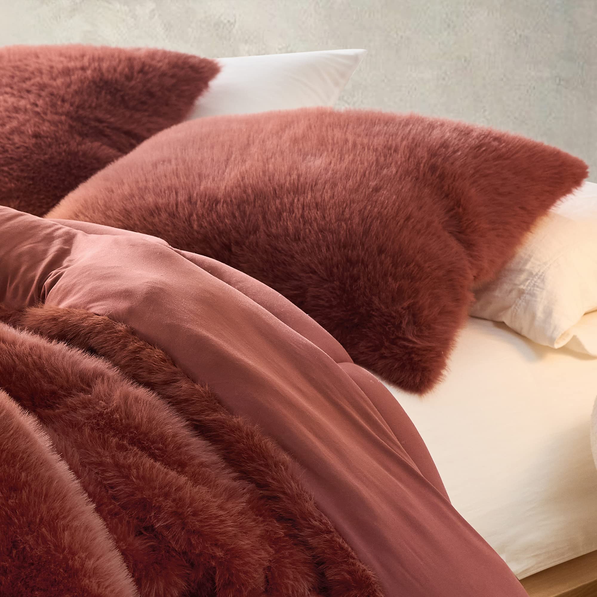 Messy Hair Day - Coma Inducer® Standard Sham - Auburn