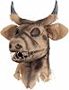 elope Bull Scarecrow Mouth Mover Mask - Movable Jaw Mask with Foam-Backed Burlap Hood