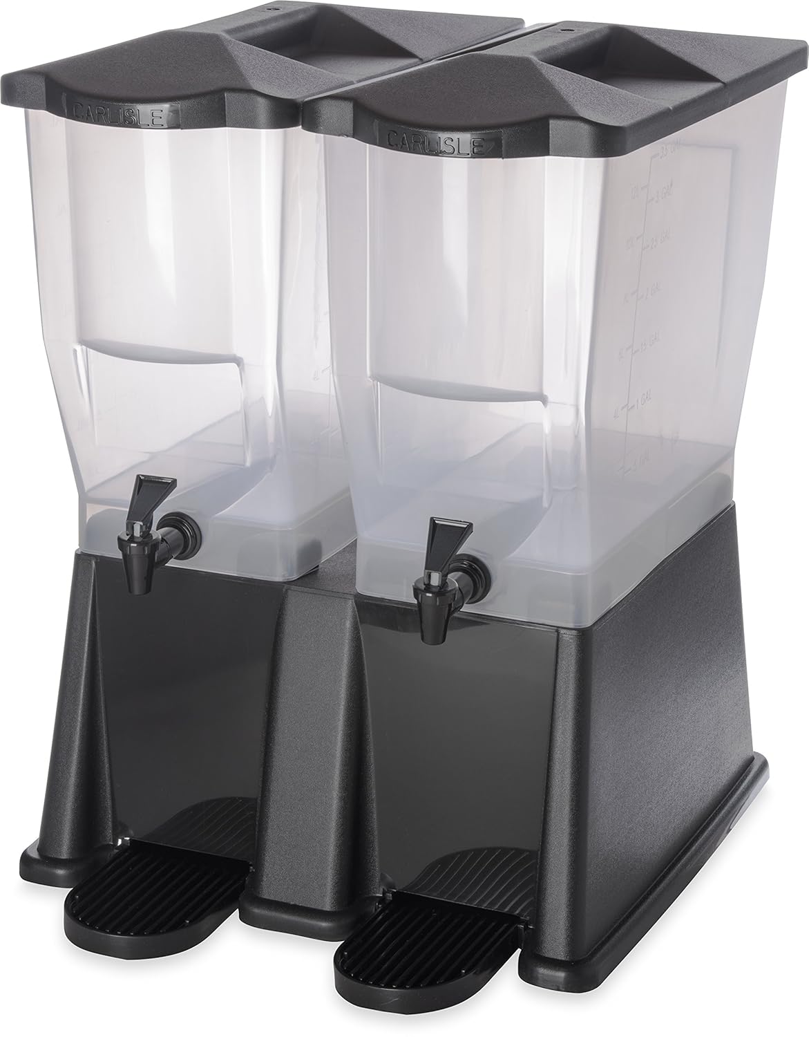 CFS 1085203 TrimLine Clear Economy Single Base Beverage Dispenser, 3 gal Capacity, Black : Home & Kitchen