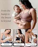 Vista 10 de Kindred Bravely Sublime - Brasier de bombeo manos libres, brasier ajustable para bombeo y lactancia con EasyClip para todos los extractores de leche