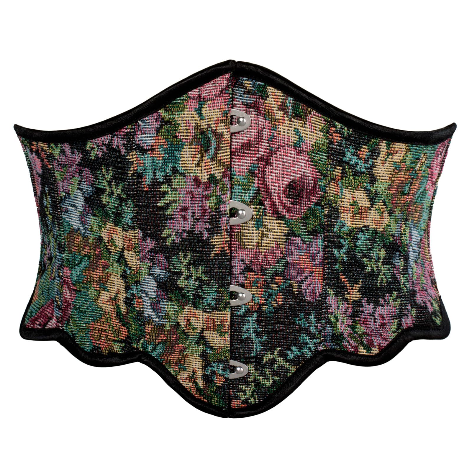 Scarlet Darkness Corset Belt for Women Vintage Renaissance Floral Underbust Corsets