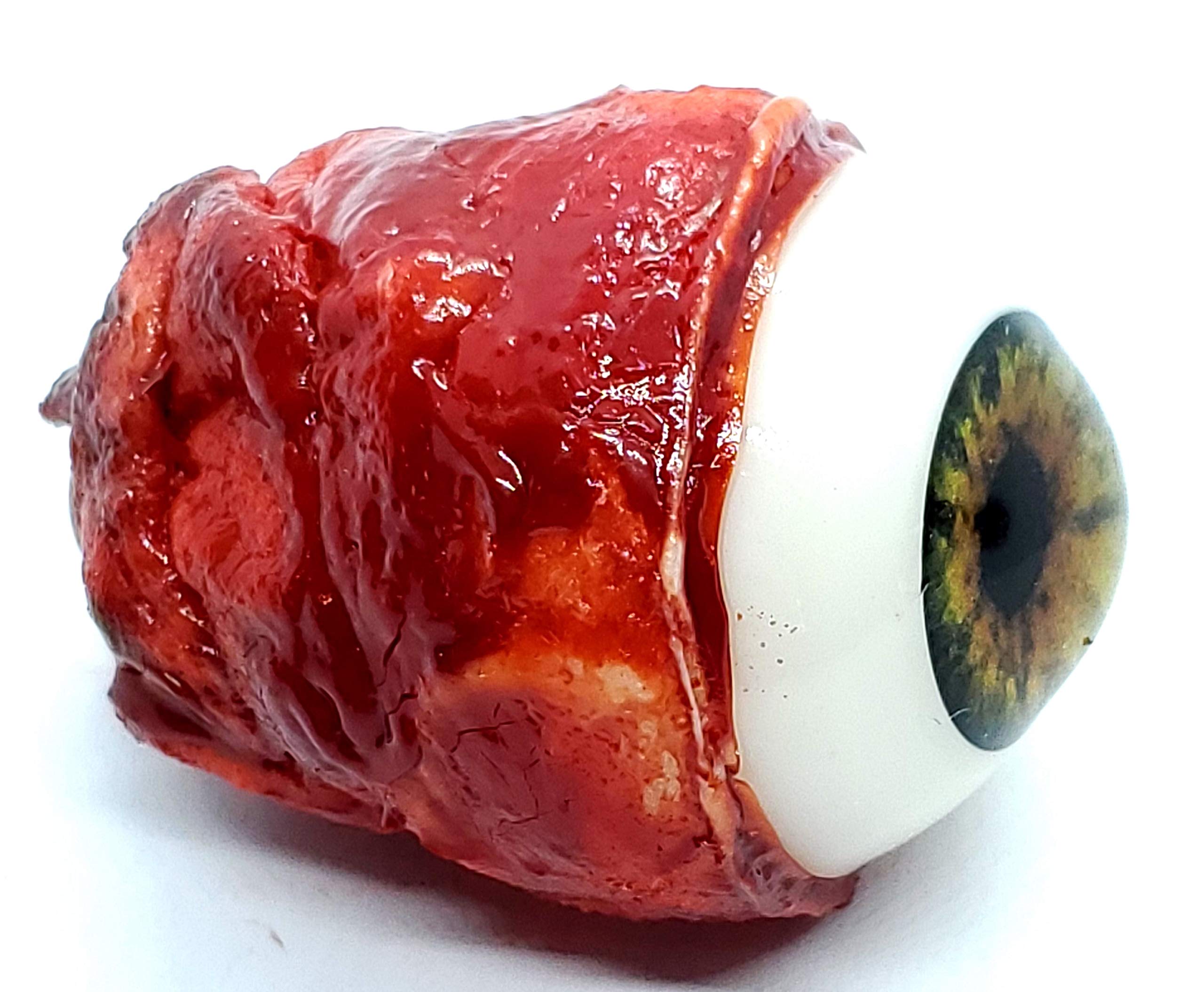 Realistic Life Size Acrylic Eye Popper for Halloween Props, Masks, Skulls, Crafts, Brown/Green