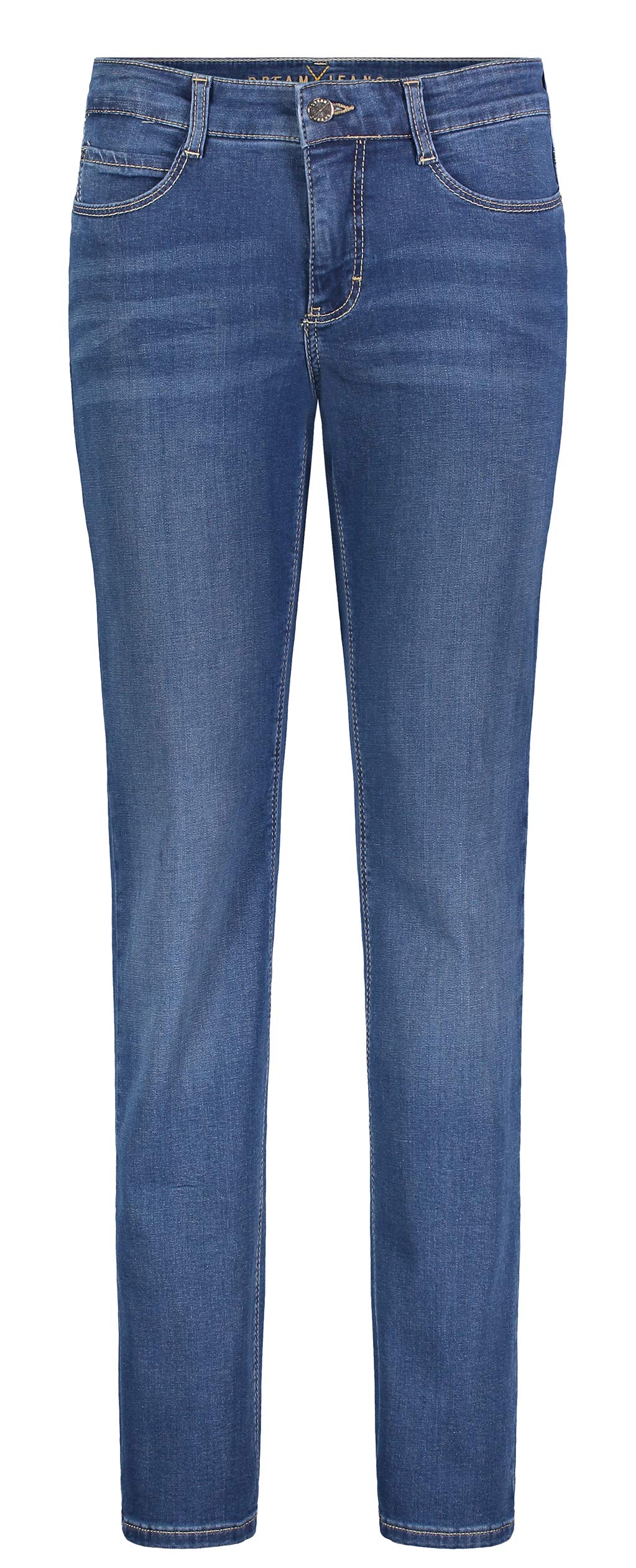 MAC Damen Jeans – Dream Jeans Straight in Mid Blue Authentic Wash