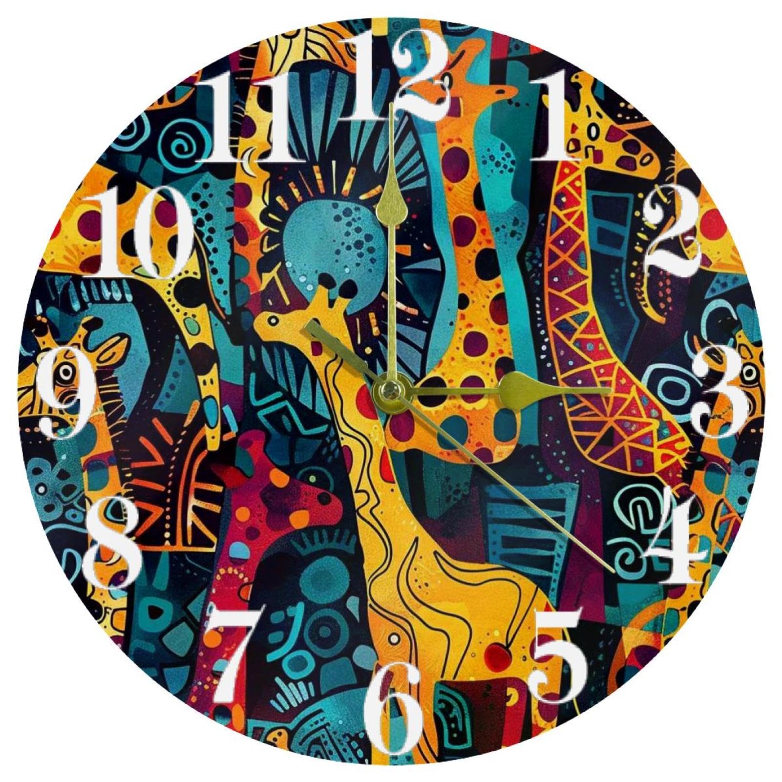 Horloge murale ronde silencieuse pour retrouver le sommeil dans sa chambre