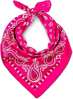 LOVARZI Bandana Scarf for Men and Women - Premium Cotton Stylish & Versatile Paisley Bandanas - Perfect Neck and Head Wear for Summer, Winter and Sports