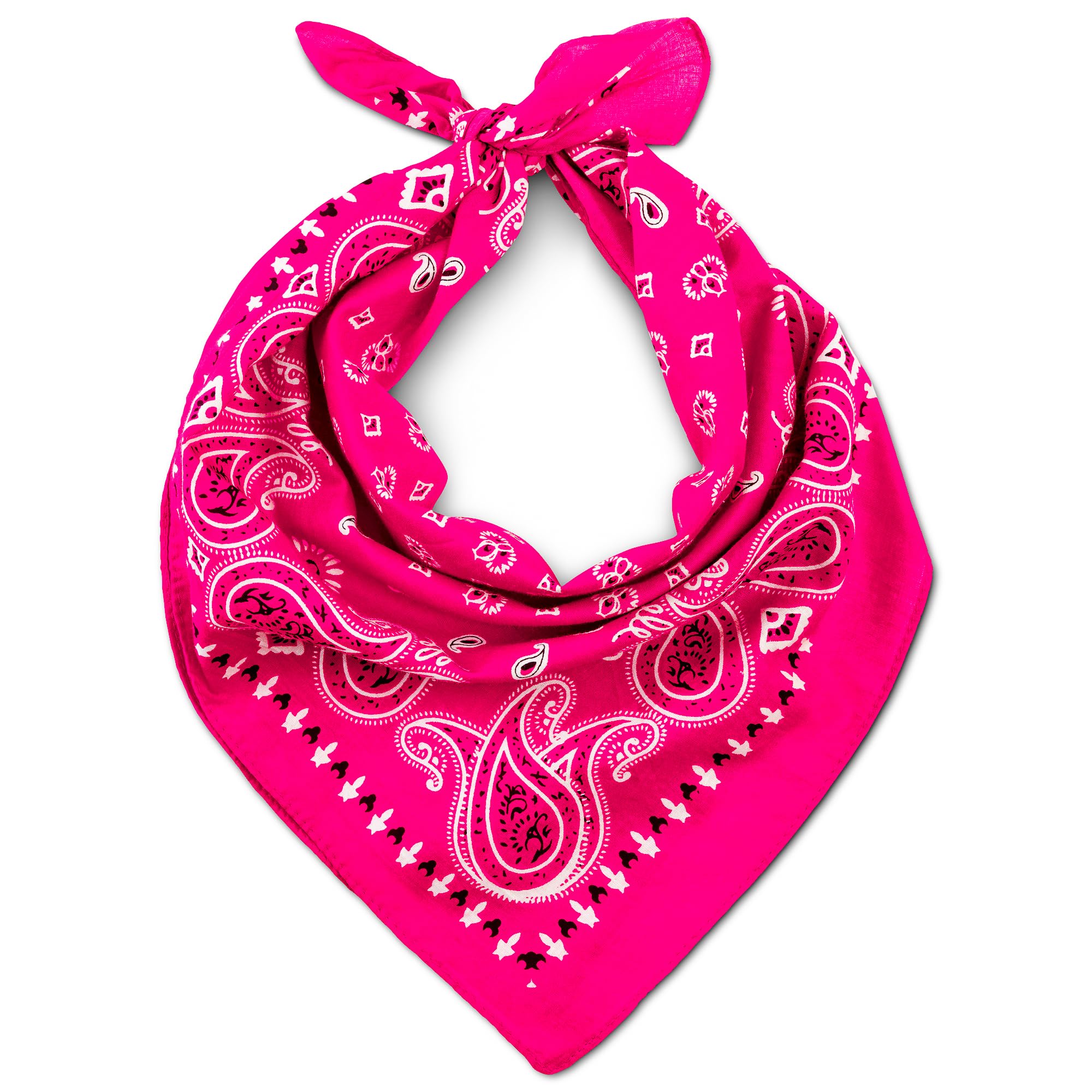 LOVARZIBandana Scarf for Men and Women - Premium Cotton Stylish & Versatile Paisley Bandanas - Perfect Neck and Head Wear for Summer, Winter and Sports