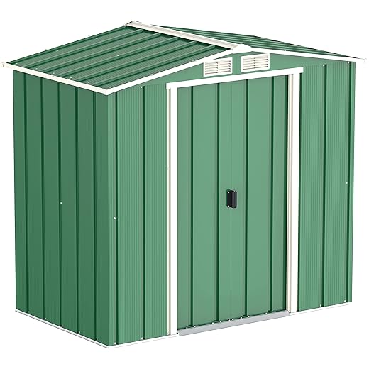 Duramax ECO 6x4 Galvanized Metal Shed