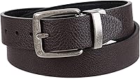 Vista 50 de Levi's Cinturón para niños grandes, cinturón reversible dos en uno informal apto para la escuela Negro/Marrón Bisel
